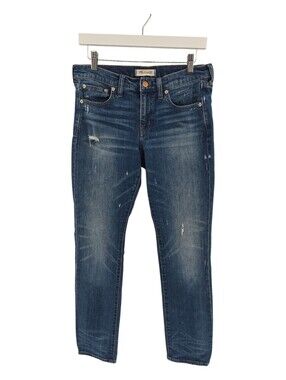 Madewell Slim Boyjean Size 27 Distressed Mid Rise